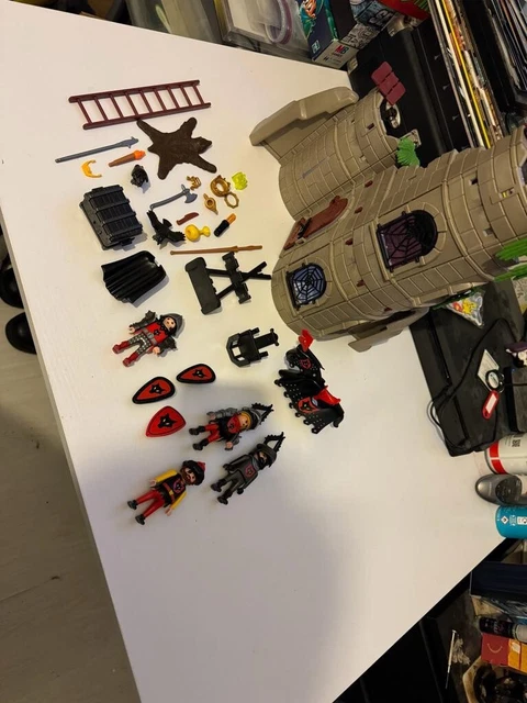 PLAYMOBIL 6041 Balestra Dei Cavalieri Lupo – Catapulta, 3 Cavalieri Con Scudi E Lance, 4-10 Anni