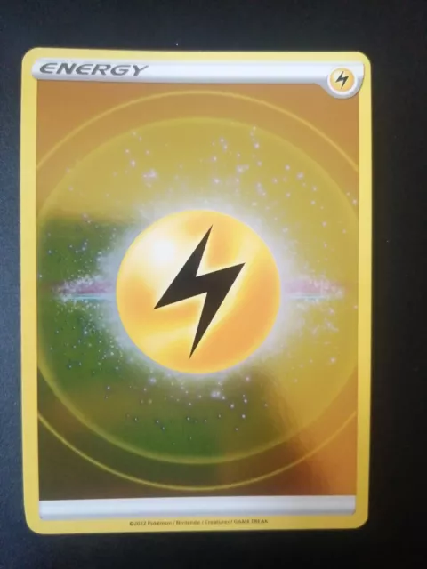 Lightning Energy Ultra Rare Non-Textured Holo - Pokemon TCG Crown Zenith - MINT