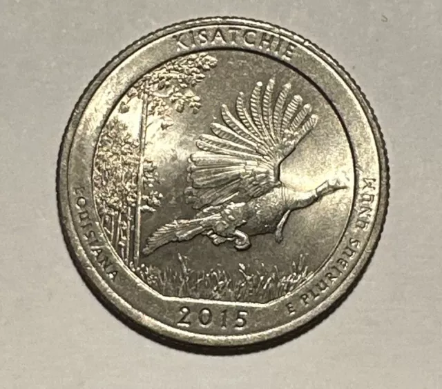 US Quarter Dollar Kisatchie 2015 P Zirkuliert USA National Park Louisiana