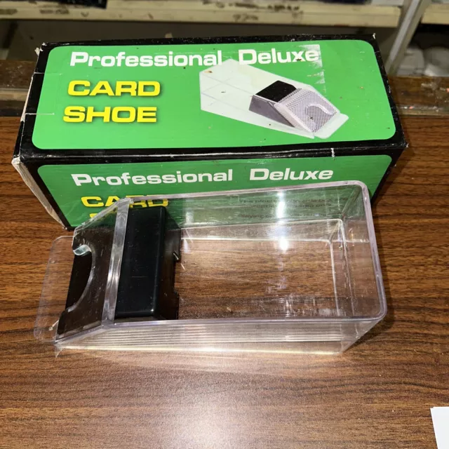 Trademark Poker Blackjack Dealing Shoe 6-Deck. Card Casino Professional Dealer