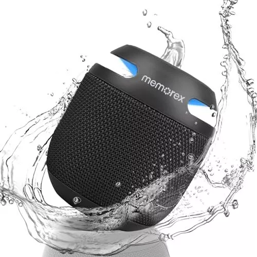 Memorex Xboom Bluetooth Speaker 10W Portable Wireless Speakers IP67 Waterproo...
