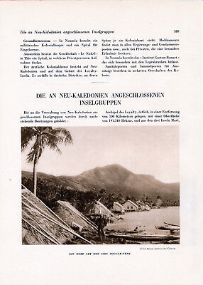 Oceania Neu-Kaledonien 1931 orig. Kolonial-Kapitel (12 S.) Neue Hebriden Nouméa 4