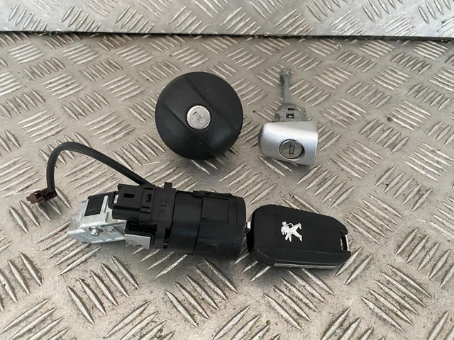 KIT BARILLET SERRURE Porte + Neiman + Bouchon De Trappe - PEUGEOT 208 I