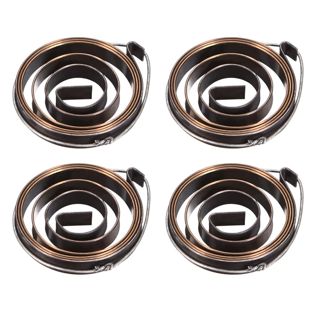 4Pcs Perceuse Ressort Aliment Penne Bobine Assemblage 680mm 34x6x0.7mm
