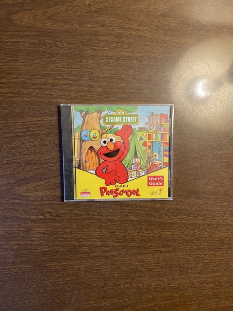ELMO'S PRESCHOOL SESAME Street PC CD-ROM Learning Educational Kids ...
