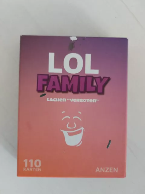 LOL FAMILY – Lachen verboten | Kartenspiel-e & Gesellschaftsspiel-e ab 8-10 J...