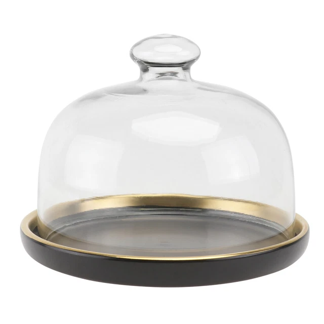 TOPPERFUN Torta In Vetro Con Cupola Piatto Da Portata Per Torte Cupcake - Foto 7