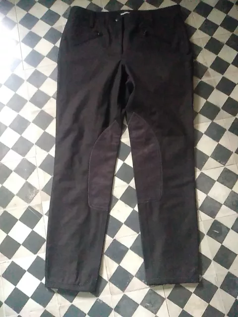 CAMBIO Hose Pants Reithose Schwarz Slim RACHEL Damen Gr. 40 🐎