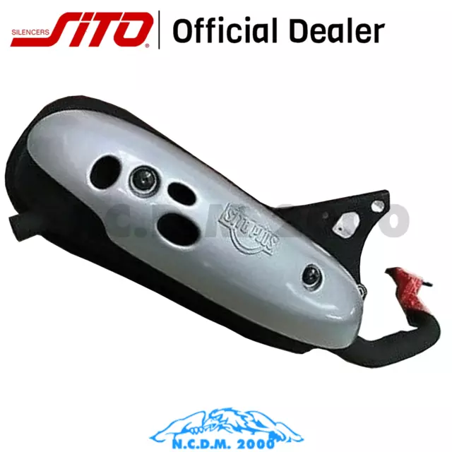System Of Exhaust Complete Leovince Site Plus Steel for Aprilia Scarabeo 50