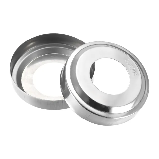 Round Escutcheon Plate 12pcs 304 Stainless Steel Pipe Cover for 36.5mm Pipe