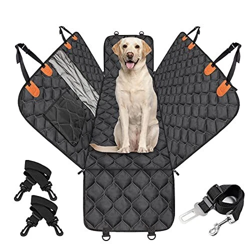 JOEJOY Housse de siège arrière pour Chien, Tapis de Coffre avec Protection de fe