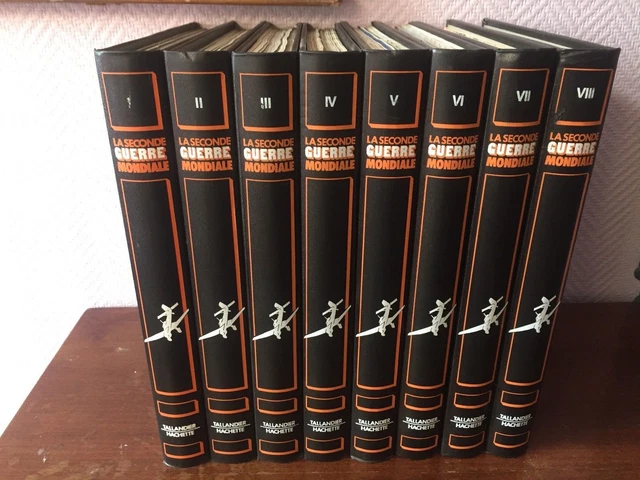 Collection Complète 8 Tomes - La Seconde Guerre Mondiale - Éditions Hachette (avec Jaquettes)