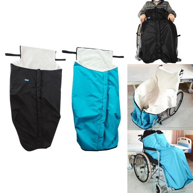 Coperta per sedia a rotelle foderata in pile spessa e leggera, antiscivolo