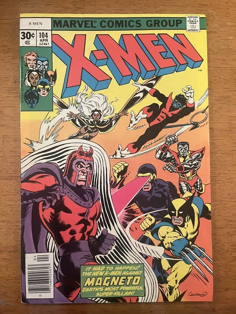 X-Men 104 1977 1st Cameo Starjammers Vintage Marvel Comics
