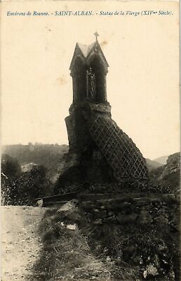 CPA Saint-Alban-les-Eaux - Statue de la Vierge - Env. De Roanne FRANCE (915604)