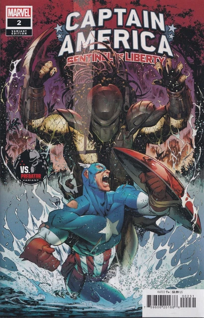 CAPTAIN AMERICA: SENTINEL OF LIBERTY #2 (IBAN COELLO PREDATOR VARIANT) ~ Marvel
