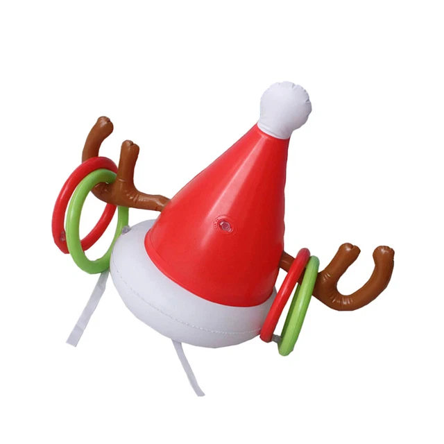 Sombrero de astas inflable férula juguete astas sombrero juguetes de lanzamiento niño rojo