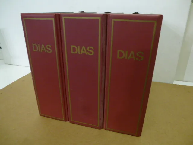 3 Dia Magazine für je 3 Magazine mit 36 Stück Dias höhe 21 cm tiefe 22 cm breit