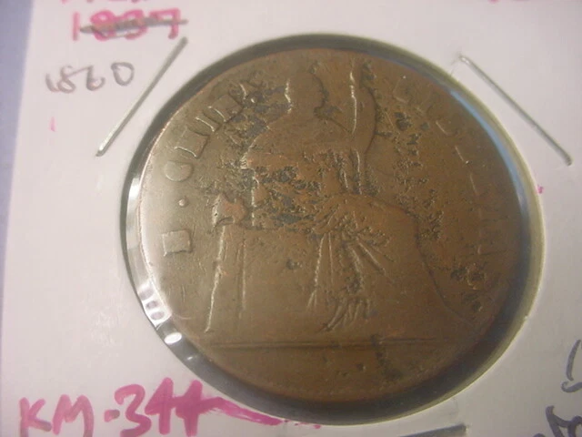 Mexico 1/4 real Chihuahua 1860 #76541
