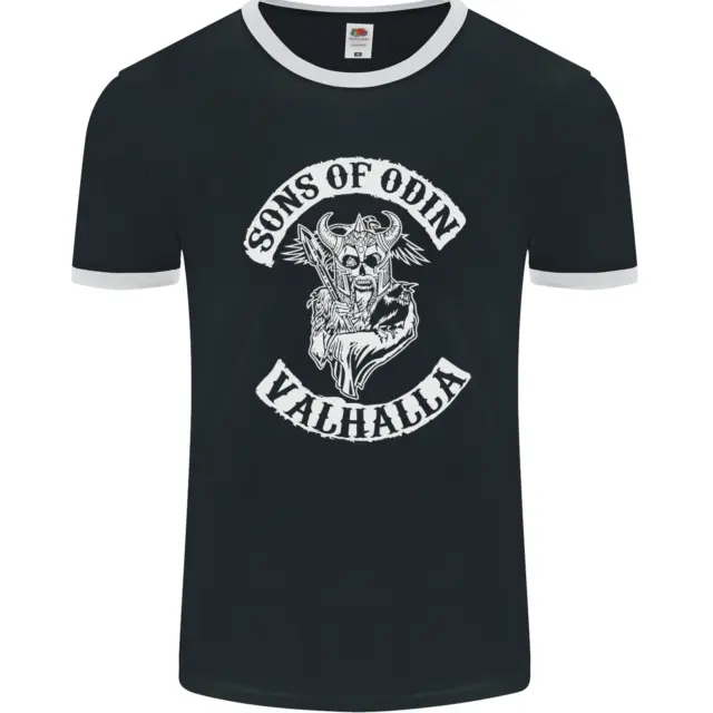 Son of Odin Valhalla Viking Norse Mythology Mens Ringer T-Shirt FotL