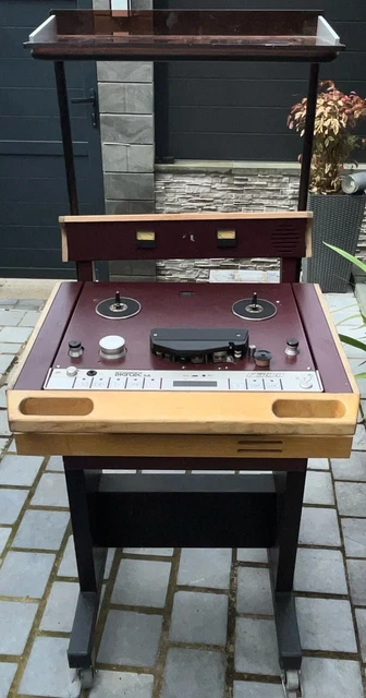 Magnétophone à Bande SCHLUMBERGER F500 VU Mèter - Pour Pièces Ou Restauration