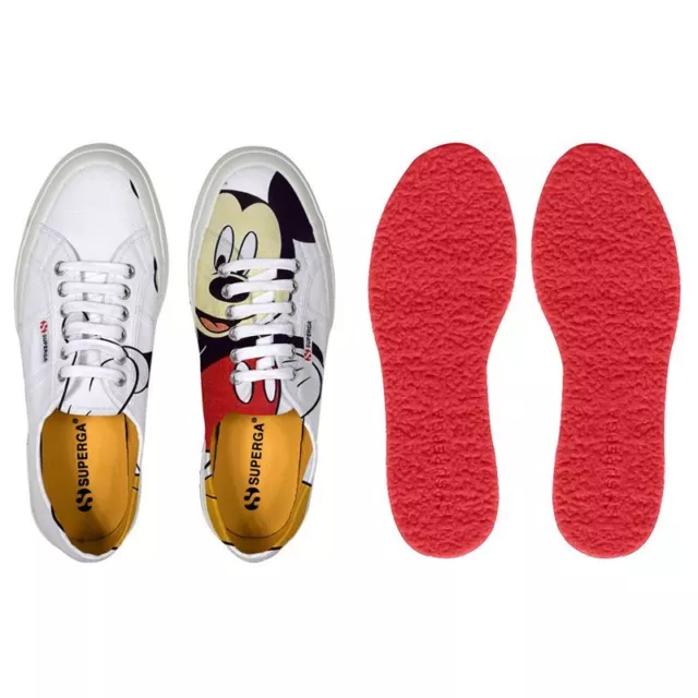 SUPERGA CARTOON 2750 DISNEY TOPOLICOTJ SCARPA bimbo TOPOLINO F01 white S002Eg0