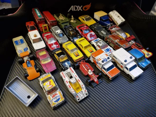 Vintage Toy Diecast Cars Joblot Matchbox Superfast Rolamatics Corgi Loft Find