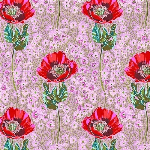 Anna Maria Horner Bright Eyes Bossy in Heather Cotton Fabric