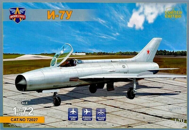 I-7U SUPERSONIC INTERCEPTOR Jet prototype scale 1/72 ModelSvit 72027 ...