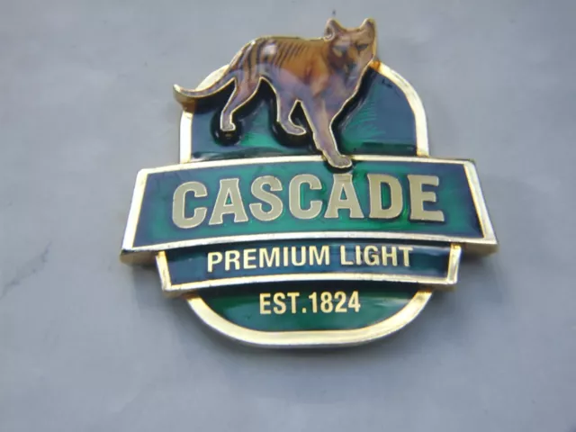 Cascade Premium Light Die Cast Beer Tap Badge Australian Beer Collectables