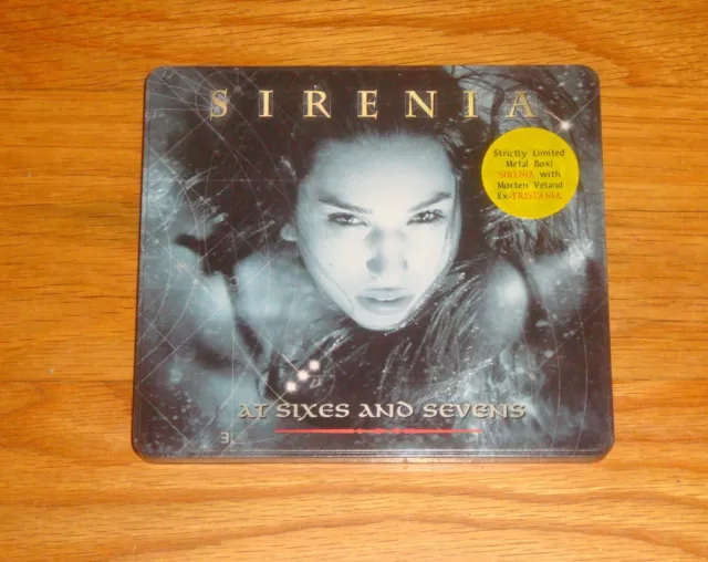 SIRENIA - At Sixes And Sevens CD LIMITED METAL BOX FIRST PRESS TRISTANIA