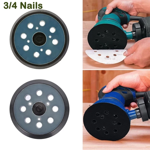 125MM 5 INCH Orbital Sander Backing Pad 8-Holes Hook Loop Sanding Disc ...