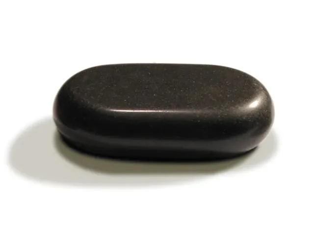 Habys Hot Stone Massagestein Größe XL 7,7x5,7x2,7 cm, aus Basalt