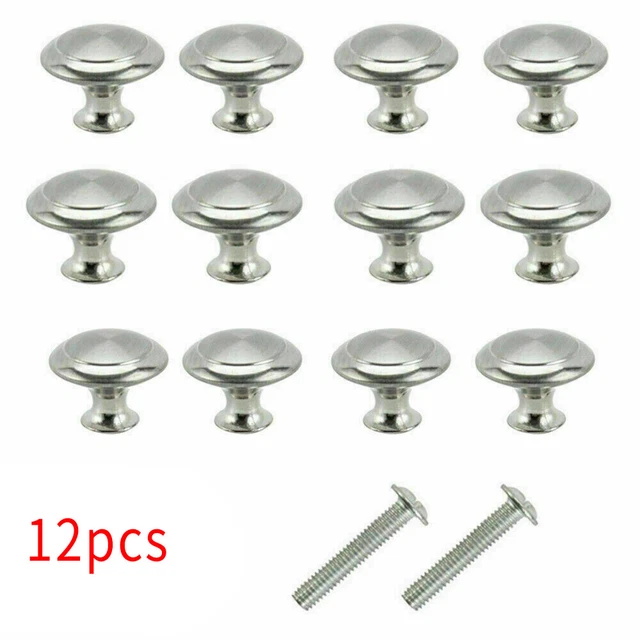 12Pcs Handle Knob For Kitchen Cabinet Furniture Door Cupboard Desk Drawer