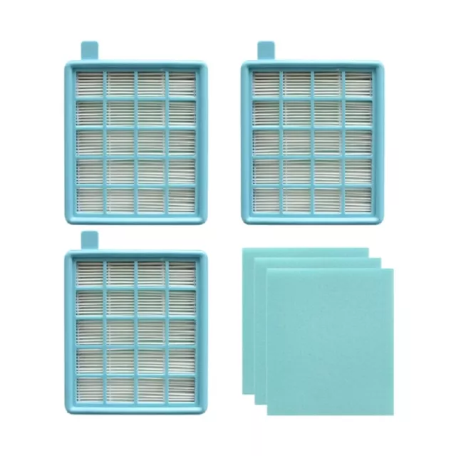 3 Set Hepa Filters for  FC8470/FC8471/FC8472/FC8473/FC8474/FC8476,4356