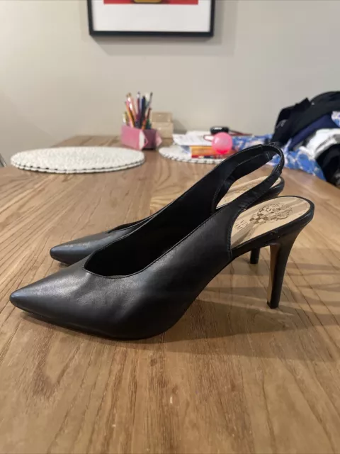 Vince Camuto Leather Slingback Heels in a Size 10M Womens