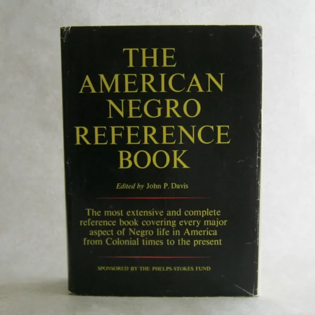 The American Negro Reference Book editor John P Davis 1969 Ex-Library Hardcover
