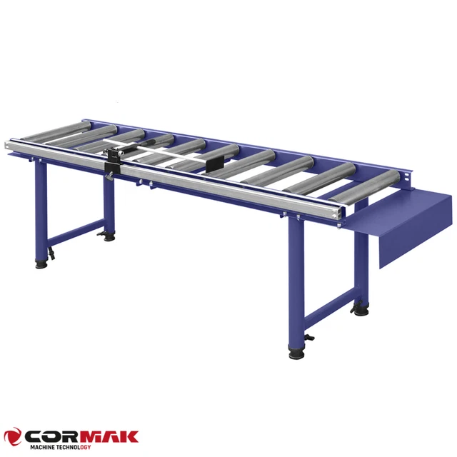 CORMAK ST300 SERVANTE Convoyeur d'entrées sortie 2 m 10 ROULEAUX 300 kg jauge