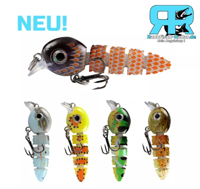 Power Tail Wobbler 5,5cm 4g Kunstköder Forelle, Barsch, Hecht und Zander NEU!