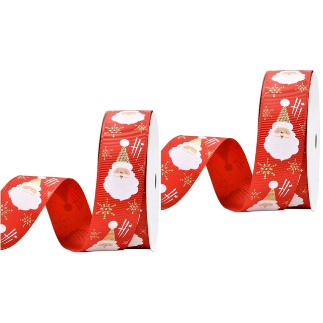 2x Urlaub Haar Bögen Bänder Manuellen Band Weihnachten Geschenk Paket Band 5