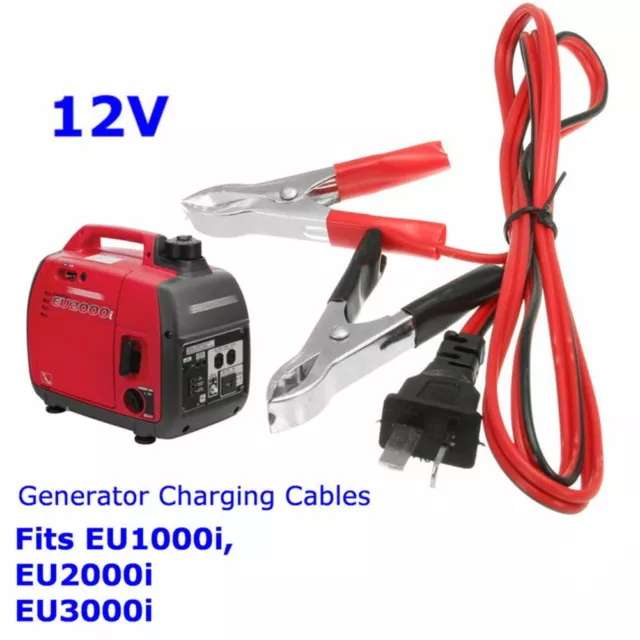 12V Generator DC Charging Cable Cord Wire For-Honda Generator /EU1000i /EU2000i