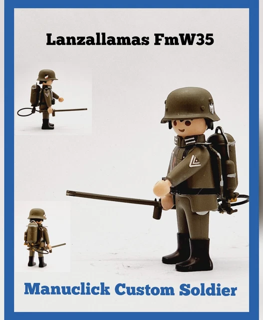 Kit Figuras Soldados Alemanes WWII 1/35 | Resina Sin Pintar Y Montar | 3 Personajes Para Modelismo