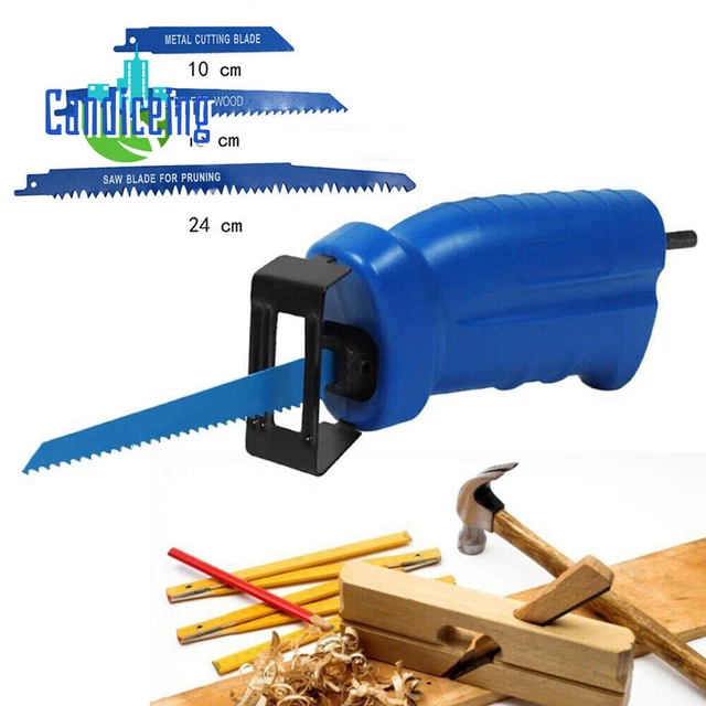 RECIPROCATING SAW JIG Saw Attachment Drill Convert Adapter Wood Metal