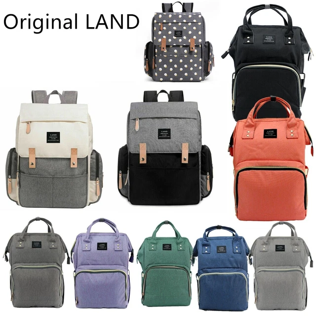 LAND Waterproof Baby Diaper Bag Nappy Backpack Mommy Maternity Backpack