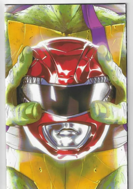 Mighty Morphin Power Rangers Teenage Mutant Ninja Turtles #1 Helmet Variant |