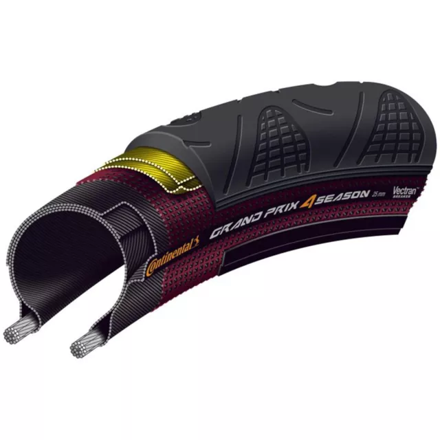Continental Grand Prix 4 Jahreszeiten klappbar 700x25c Hybrid Rennrad Reifen