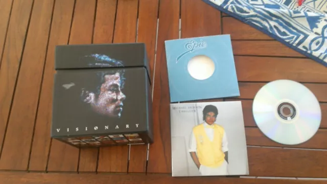 Coffret BOX SET CD/DVD Michael jackson visionary the video singles vide CD PROMO