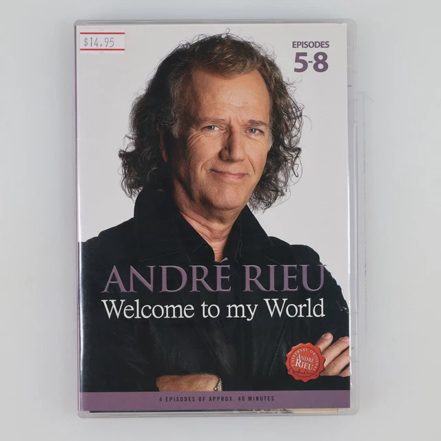 7444754896893 ANDRÉ RIEU Welcome To My World 3 DVD set Europe
