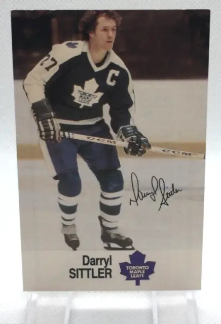 Darryl Sittler 1988-89 Esso NHL All-Star Collection Sticker Toronto Maple Leafs