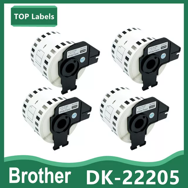 Etiketten für Brother DK-22205 P-Touch QL 1050 1060 500 550 570 650 700 710 800